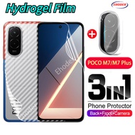 Full Cover Screen Protector For Xiaomi POCO M7 Plus 4G 5G 2025 Front Back Soft Hydrogel Film For POC
