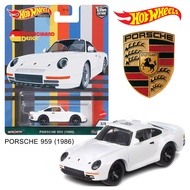 gmrorich โมเดลรถเหล็ก PORSCHE 959 (1986) ลิขสิทธิ์แแท้ ล้อยาง Hot wheels ชุด Deutschland Desiga โมเด
