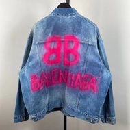 Balenciaga 巴黎世家塗鴉牛仔外套