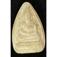 Buddha Samadhi with Yantra on the back, LP Chamnan, Wat Bang Kuti Thong, early era. (Amulet Thai 泰国佛