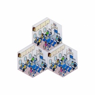 Flight Story Theme Acrylic Refrigerator Stickers Aviation Small Things