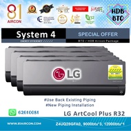 81Aircon【LG】R32 ARTCOOL Plus Series - System 4 ( 5 Ticks ) Wifi Built-In