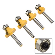 {SEMLL Sale} 4pcs 1/4 inch Shank Round Over Bead Edge Forming Router  1/2 3/8 1/4 1/8❀