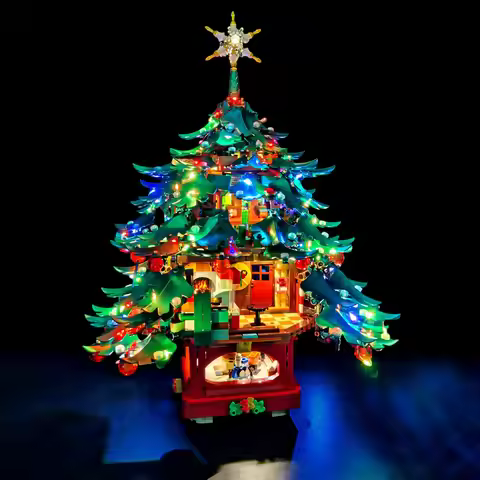 LED Lighting Kit Compatible with Lego 41843 Christmas Tree (NOT Include Model Bricks)