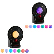 Night Light Bluetooth Speaker Moon Lamp Retro Colorful Ambient Moonlight Soundbar Wireless Stereo Mu