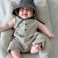 [uzfkids] Korean Style Pinstripe Onesie/Baby Onesie/Baby Onesie