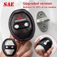 【Ready Stock】4Pcs Mitsubishi Soft Silicone Car Door Lock Protection Cover Door Lock Shock Absorber S