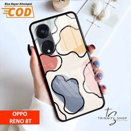 Softcase Kaca For Oppo RENO 8T ", RENO 8T ", - Case Handphone RENO