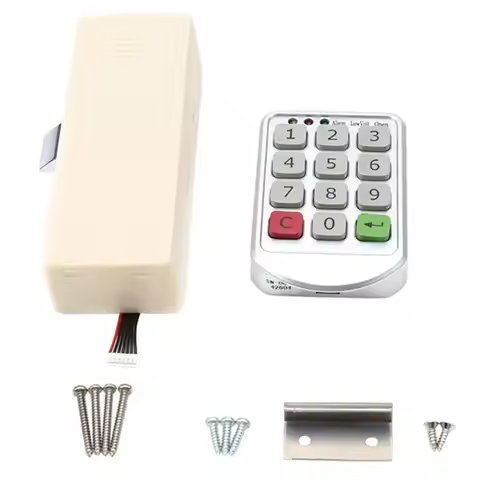 B68C Cabinet Door Locks Digital Electronic Password Keypad Coded Lock Intelligent Number Cabinet Doo