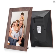 10.1-Inch WiFi Digital Photo Frame IPS Screen Touch Control 16GB Storage Auto Rotation Share Photos via APP with Backside Stand Perfect Gift for Friends and Family  Tolomall