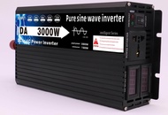 Inverter 3000 w pure sine wave 12v อินเวอร์เตอร์เพียวซายเวฟ 3000w DA inverter