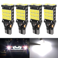 ไฟ LED CANbus T15 4X ไม่มี W16W ผิดพลาด921 T10 T16 902ไฟ LED 45ดวงไฟเบรคจอดรถสีขาว12V