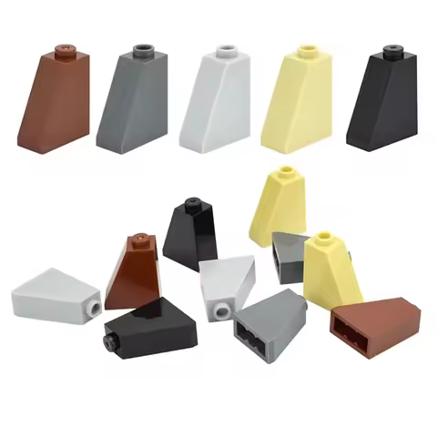 30Pcs MOC Slope 65° 2 x 1 x 2 Building Blocks House Roof Parts DIY Bricks Bulk Educational Tech Toys