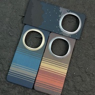 Kevlar OPPO find N5Phone Case Wave Pattern Foldable Phone Case Ultra-thin Metal Ring Rare Phone Case