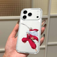 Anime I-Inuyasha Phone Case For IPhone 17 16 15 13 12 14 Pro Max 7 8 Plus XR XS X Transparent Shockp