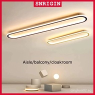 SNRIGIN LED Long Strip Ceiling Light Modern Minimalist Aisle Light