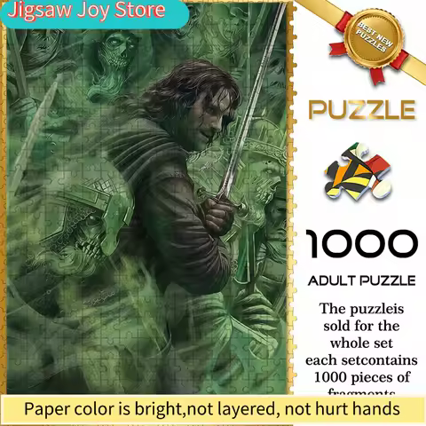 Warner Bros. Seamless Jigsaw Puzzle Z12.1-25, The Lord of the Rings: Aragorn and the Army of the Dea
