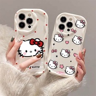 Hello Kitty Bow Phone Case For Realme C55 C53 C65 C63 C76 C75 C71 C21Y C35 C31 C33 C30 Casing Shockp