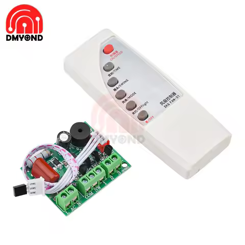AC 110V 220V Fan Speed Controller 220v Switch Universal Fan Remote Control Modification Board 7-8 Me