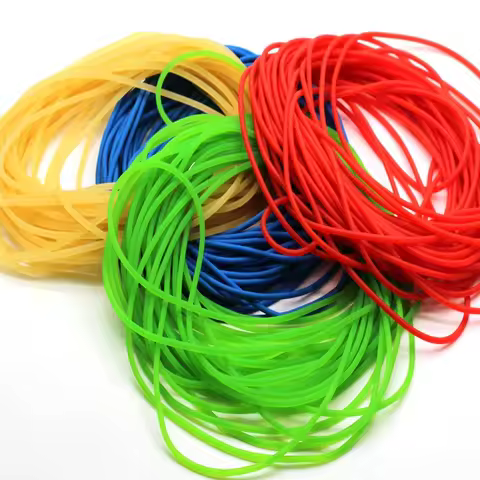 diameter 2mm Solid Elastic Rubber Fishing Line Fishing Rope Elastic Rope Tied Fishing Line Buffer Re