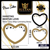 Hangtag|Ivory Hangtag |Hangtag Love|H87