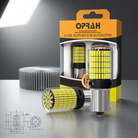 Oprah 2X High Power Car LED Light 1156 PY21W 1157 BAY15D P21/5W 150*4014 SMD Canbus Front/Rear Turn 