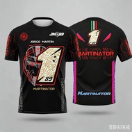 Family Jorge Martin #89 Martinator Graphic Short Sleeve Jersey Quick Dry Breathable Light Motocross 