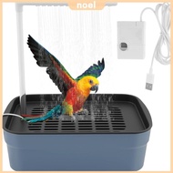 Electric Automatic Bird Bath Shower with Circulating Faucet for Budgie Lovebird [Noel.sg]