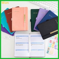 Won 2026-2027 Weekly Planner Office Work Planner Schedule Notebook Monthly Planner