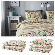 ikea STRANDLUMMER Duvet cover and pillowcase, floral pattern, 118 thread count