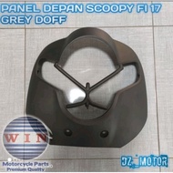 Gray DOFF GRAY DOP large shield Scoopy fi LED 208-2022