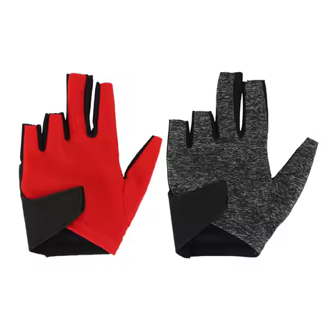 5 Finger Billiard Pool Glove Elastic Accurate Control Prevent Wrinkle Pool Glove for Snooker Cue Spo