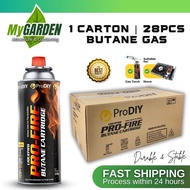 1 Carton Butane Gas Refill Camping Equipment Cooking Gas Stove 28 Pieces Butane Gas Cartridge Campin