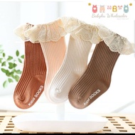 Long lace children's socks / lace baby socks
