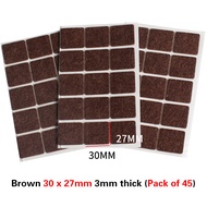 Felt Table Chair Foot Pad Furniture Protection Pad Floor Wear-resistant Noise Reduction Anti Slip St