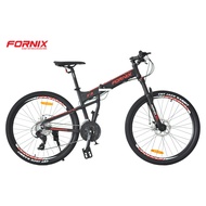 Xe đạp gấp địa hình thể thao Fornix F3 (Đen đỏ)