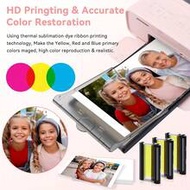Compatible KP-108IN Ink & Photo Paper, 3-Color Ink Cartridges + 4x6in 36/108 Sheets Photo Paper Set 