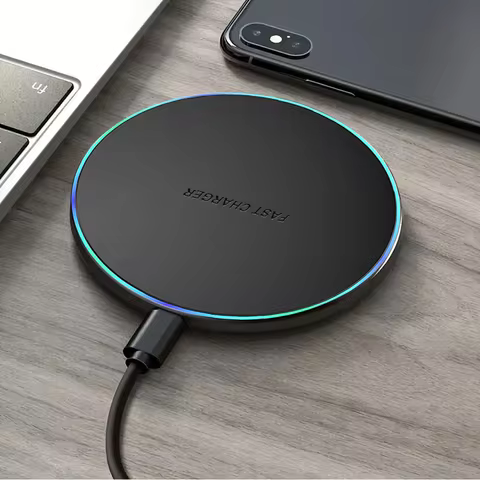 Fast Wireless Charger Stand Compatible with iPhone 17 16 15 14 13 12 11 X XR, Samsung S22/S21, Xiaom