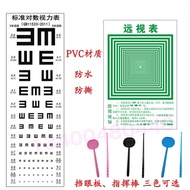 Vision Chart International Standard Household Children Test Eyes 3m 5m Logarithmic E-word Test Light