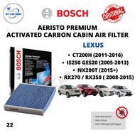 BOSCH Aeristo Premium Activated Carbon Cabin Air Filter 0986AF7009 for Lexus IS250 GES20 / CT200H / 