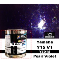 Yamaha Y15 V1 Dark Pearl Violet Y5018 Cover High Quality Paint CW DIY Aikka Paint Spray For Spray G