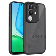 For vivo iQOO Z10x 5G iQ00 iQOOZ10x I2404 Phone Case Matte Frosted Clear Translucent Soft Silicone E