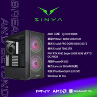 【青春BTS】AMD【6核】Ryzen5 9600X+華碩 PROART B650-CREATOR+美光 Crucial PRO DDR5-5600 32G*2+美光 Crucial T500 2TB