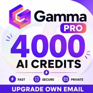 Gamma AI Pro Premium Private Account | 4000 AI Credits | Own Email | Gamma Pro Upgrade