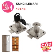 Kunci Laci Lemari Kunci Loker Lemari olympic 101 13mm (Isi 2 Pcs) Drawer Lock Camlock Laci Lemari