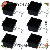 YOLANDAGOODS Pegboard Hooks, PP Pegboard Bins, Pegboard Box