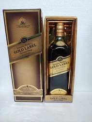 約翰走路 Johnnie Walker gold label 15 years whisky 750ml
