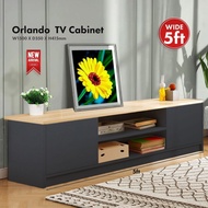 ⚡️LIKE BUG⚡️Orlando TV Cabinet 6 feet TV Cabinet / TV Kabinet / TV Console Rak TV Kabinet TV Almari