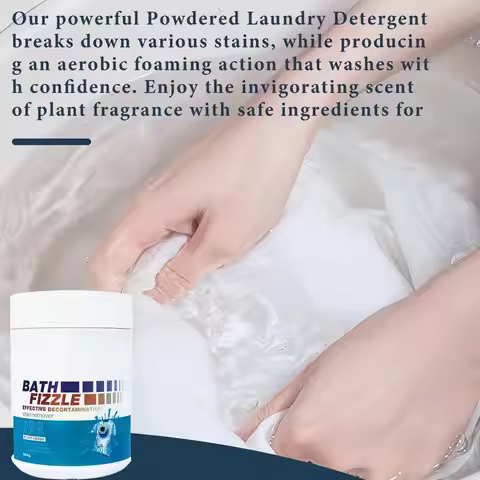 Soap Powder Laundry Detergent Explosive Salt Laundry Powder 17.6 Oz Natural Plant Detergent Powder L