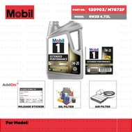120903 Mobil 1™ Extended Performance 0W-20 fully synthetic engine oil (4.73 liter) protects for 20k 